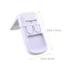 Child Safety Drawer Latches, 4-Pack, ABS, White view 4