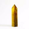 BYCIFRLG 85–95 mm Natural Yellow Tiger's-Eye Quartz Crystal Point, 1 pc view 1