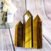BYCIFRLG 85–95 mm Natural Yellow Tiger's-Eye Quartz Crystal Point, 1 pc view 3