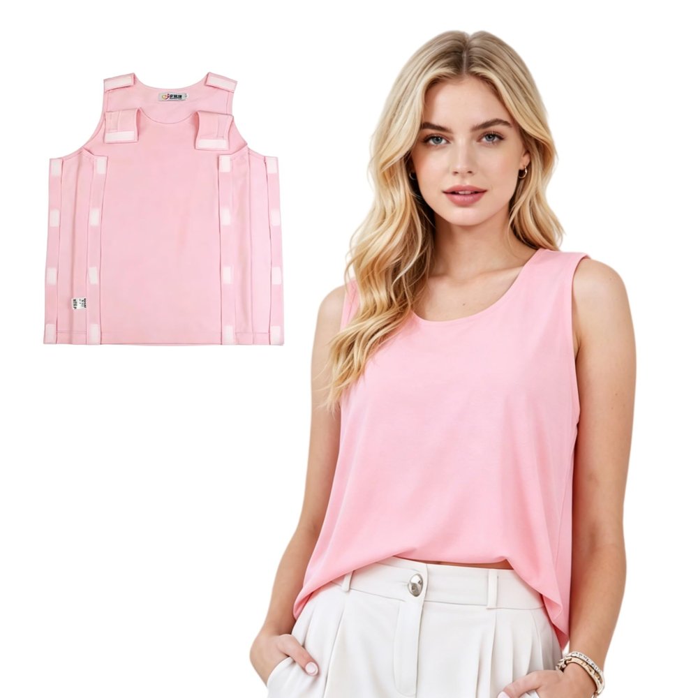 WEEOATAR Hlf15-8 Fashionable T-Shirt, Pink, Short-Sleeve, XXL for Women