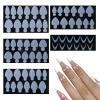 NICENEEDED 60-Piece Silicone Dual Nail Form Stickers for French Manicures view 1