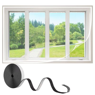 Window Insect Screen for Classrooms, 120 x 175 cm, Foldable, White