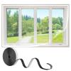 Window Insect Screen for Classrooms, 120 x 175 cm, Foldable, White view 1