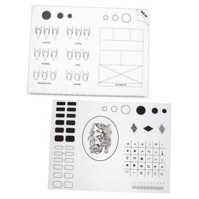Silicone Manicure Mats, 2-Pack, for Nail Salons