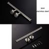 Wall-Mounted Towel Bar, 304 Stainless Steel, Brushed Finish view 2