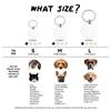 Personalized Pet ID Tag for Dogs and Cats, Gold, 30 x 30 mm view 2