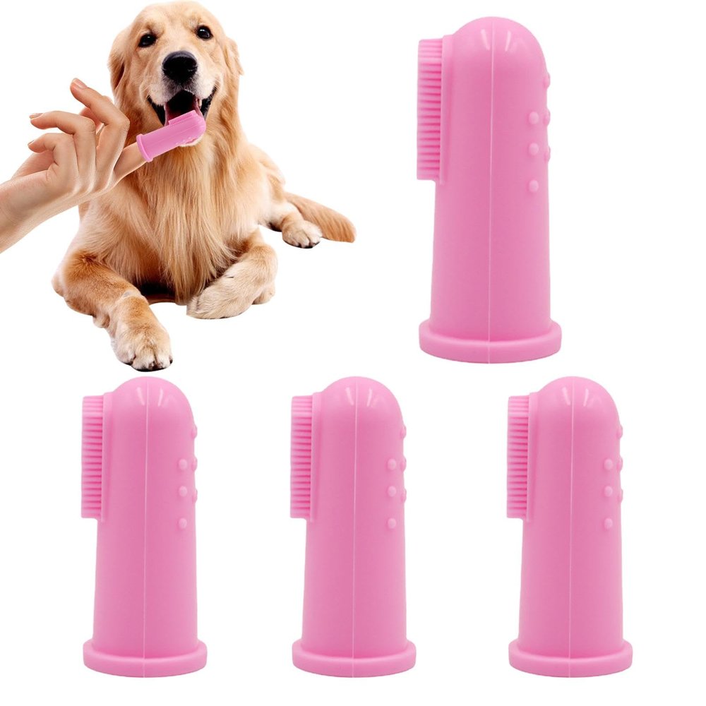 Dog Finger Toothbrush - Silicone Pet Toothbrush