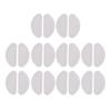 10 Pairs Self-Adhesive Soft Silicone D-Shaped Anti-Slip Eyeglass Nose Pads view 1