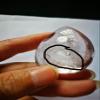 BIANMTSW Genuine Tibetan Himalayan High-Altitude Crystal Quartz, 1.77 in, Enhydro with 1 Visible Moving Bubble view 1