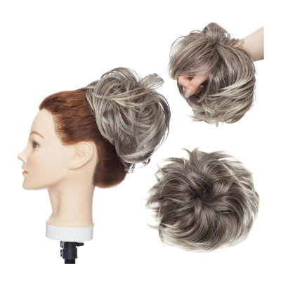 Messy Bun Hairpiece for Women, Curly Chignon Ponytail Extension