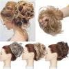 Messy Bun Hairpiece for Women, Curly Chignon Ponytail Extension view 4