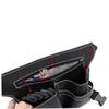 PU Leather Hairdressing Scissors Bag, Black Belt Bag view 1