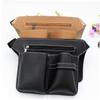 PU Leather Hairdressing Scissors Bag, Black Belt Bag view 2