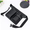 PU Leather Hairdressing Scissors Bag, Black Belt Bag view 4