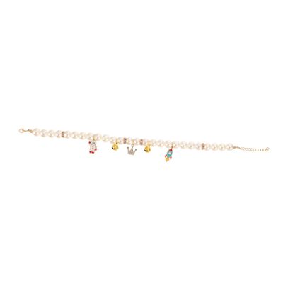 Decorative Gold Cat Collar with Bell, Adjustable