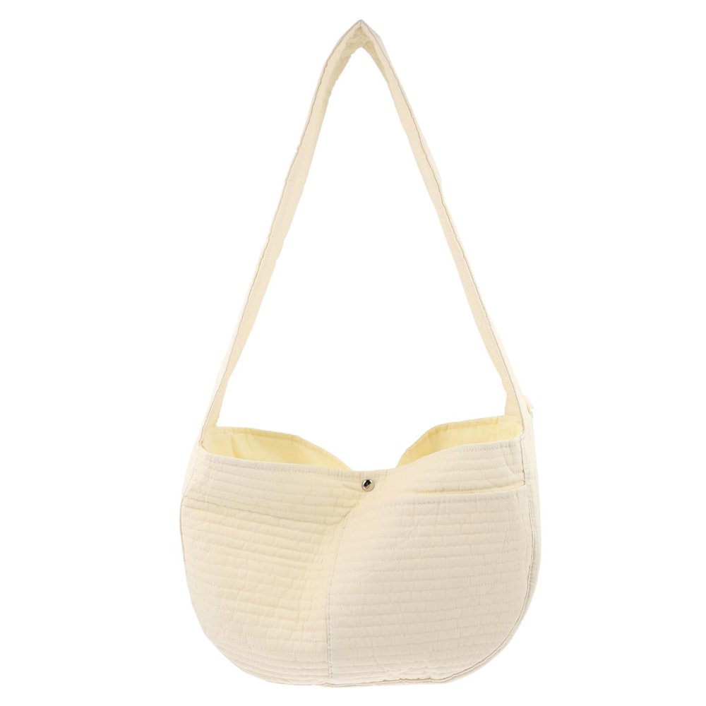 Kisangel Beige Polyester Pet Carrier Sling for Small Dogs and Cats