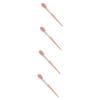 FOMIYES 4-Piece Flame Blush Brush Set with Storage Bag view 1