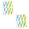 Abaodam 24-Piece Multifunctional Milk Bottle Clips, Safe and Practical Bottle Holders, Blue, Green and Yellow, Lightweight view 1