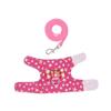 Kisangel 2-Piece Breathable Mesh Pet Harnesses with Leashes for Hamsters, Rabbits and Small Pets, Golden Stars view 4