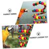 BESPORTBLE Parrot Swing Ladder and Metal Bird Toy for Small Birds and Cockatiels view 3