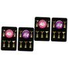 Healeved 4-Piece Nail Art Practice Stand with Crystal Holder and Magnetic Nail Support Frame, Random Colors view 1