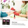 Healeved 4-Piece Nail Art Practice Stand with Crystal Holder and Magnetic Nail Support Frame, Random Colors view 3