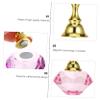 Healeved 4-Piece Nail Art Practice Stand with Crystal Holder and Magnetic Nail Support Frame, Random Colors view 4