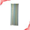 Alipis Double-Layer Curtain with Star Pattern and Green Color Gradient view 4