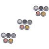 FRCOLOR 15-Piece Nail Metal Bead Set for Nail Art view 1