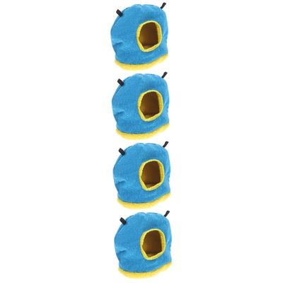 BESPORTBLE 4-Piece Hanging Bird Nests for Parrots, Warm Winter Hammocks for Indoor Use