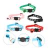 Kisangel Stylish Cat Collar Nylon 5-Pack with Cat Head Buckle view 2