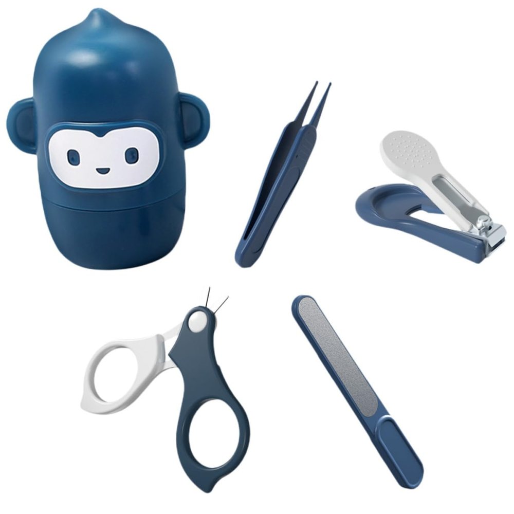 RORPOIR Baby Nail Care Set with Nail Clipper, Scissors, File and Tweezers