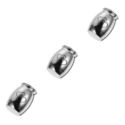 Happyyami 3-Piece Stainless Steel Pet Urn Set