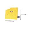 Kisangel High-Quality Plush Snuffle Mat for Pets, Cheese-Shaped Food-Searching Mat with Squeaky Elements view 2
