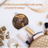 NYYYTTTEU Wolf Art Folding Compact Makeup Mirror for Handbags and Travel view 4