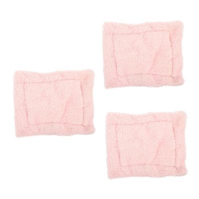 BESPORTBLE 3-Piece Small Animal Sleeping Mat, Warm Soft Cozy Pad for Guinea Pigs, Hamsters, Rats and Other Small Animals