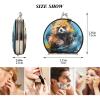 NYYYTTTEU Watercolor Red Panda Folding Makeup Mirror for Handbags and Travel view 2