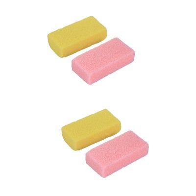 minkissy 4-Piece Foot Care Pedicure Tool Set, Pumice Stone Callus Remover for Soft Feet