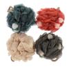 minkissy 4-Piece PE Bath and Shower Loofah Set, Rich Lather, Random Colors view 1