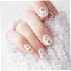 Healvian 12 Sheets 3D Butterfly Nail Stickers, Self-Adhesive Silver Nail Art Stickers for DIY Nail Art and Manicure Accessories, Random Style view 4
