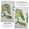 Supvox 18-Piece Shamrock Bow Tie Set for Dogs and Cats view 2