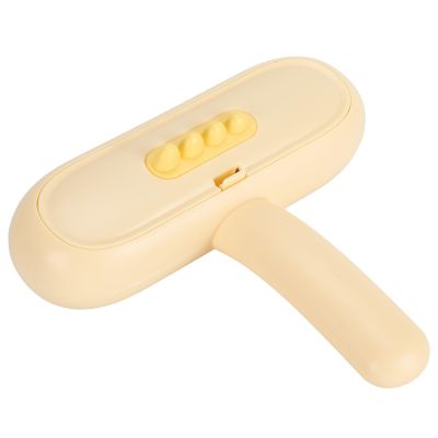 Pet Hair Removal Tool, Reusable Electrostatic Dog Hair Remover for Bedding, Furniture, and Clothing (YELLOW)