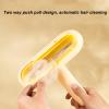 Pet Hair Removal Tool, Reusable Electrostatic Dog Hair Remover for Bedding, Furniture, and Clothing (YELLOW) view 3
