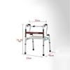Folding Aluminum Rollator with Seat, Dual Walking Mode view 2