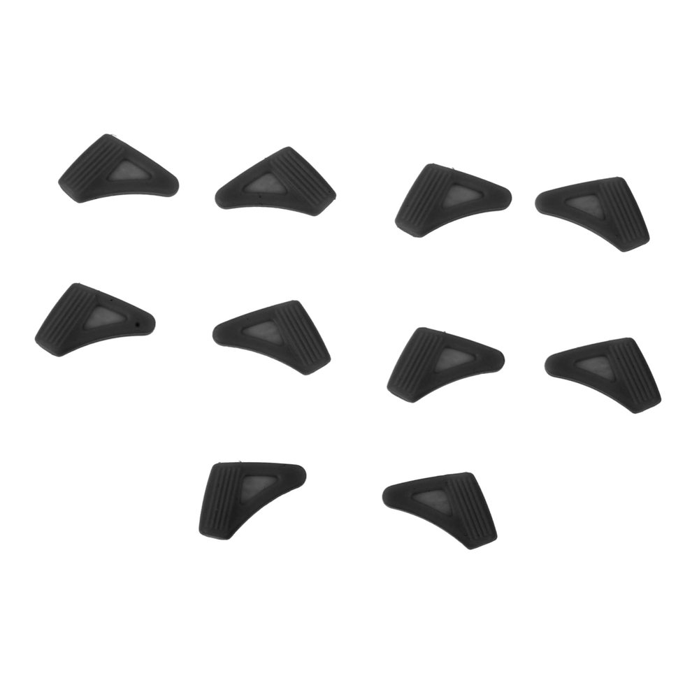 jojofuny Non-Slip Silicone Eyeglass Temple Covers, 10-Piece Set with Ear Hooks