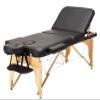 WQZStar Professional Portable Massage Table, Lash Bed, SPA Bed with Height Adjustment, Carrying Bag and Accessories (Pink) (Black) view 1