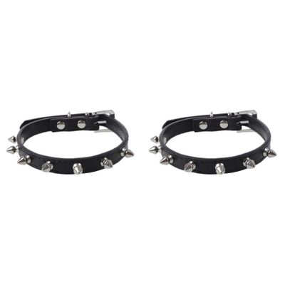 Beelooom 2X Dog Collar Adjustable S Black