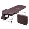 Professional Massage Table, Portable Tattoo Table, Adjustable Eyelash Bed, Aluminum, 2-Fold Folding Spa Bed with Carrying Bag (Red 185 x 70 cm; Pink 185 x 60 cm; Brown 185 x 60 cm) view 1