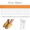 Flat Platform Sandals for Women, Tassel Leather Sandals, Open-Toe Summer Gladiator Beach Sandals, Non-Slip Outdoor Sandals, Orange, 43 (Apric view 3