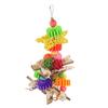 Yardwe 3-Piece Colorful Rattan Ball Toy with Bell for Budgies and Parrots view 3